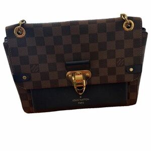 Louis Vuitton Checkered Brown and Black Shoulder Bag
